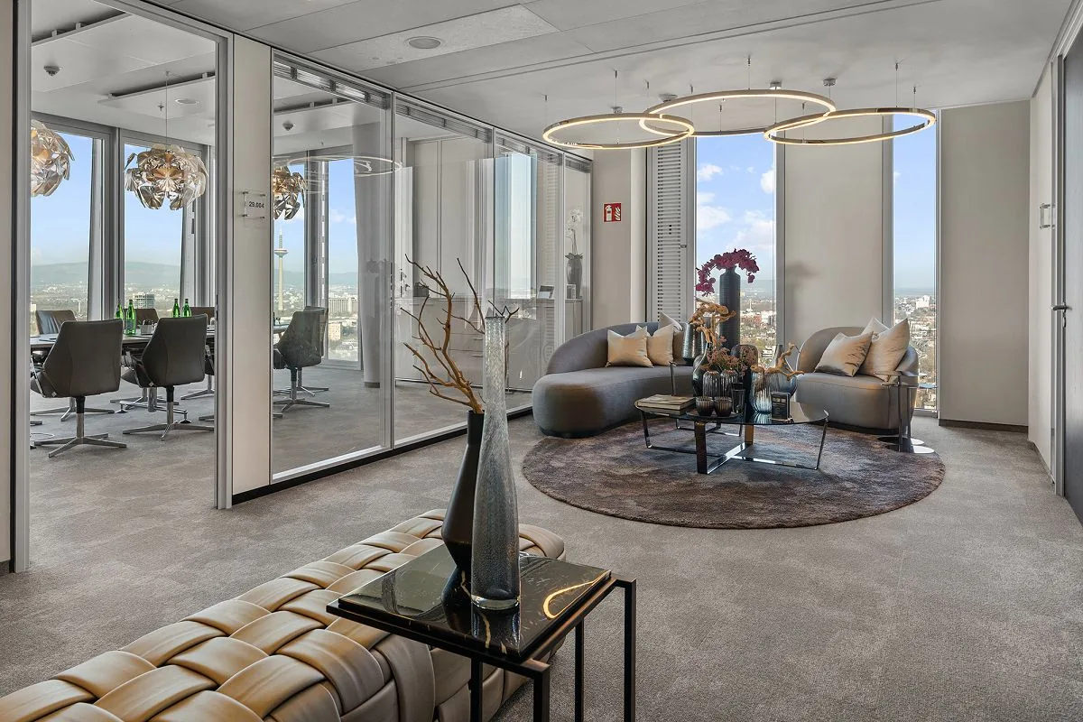 Lounge und Besprechungsraum im Nextower